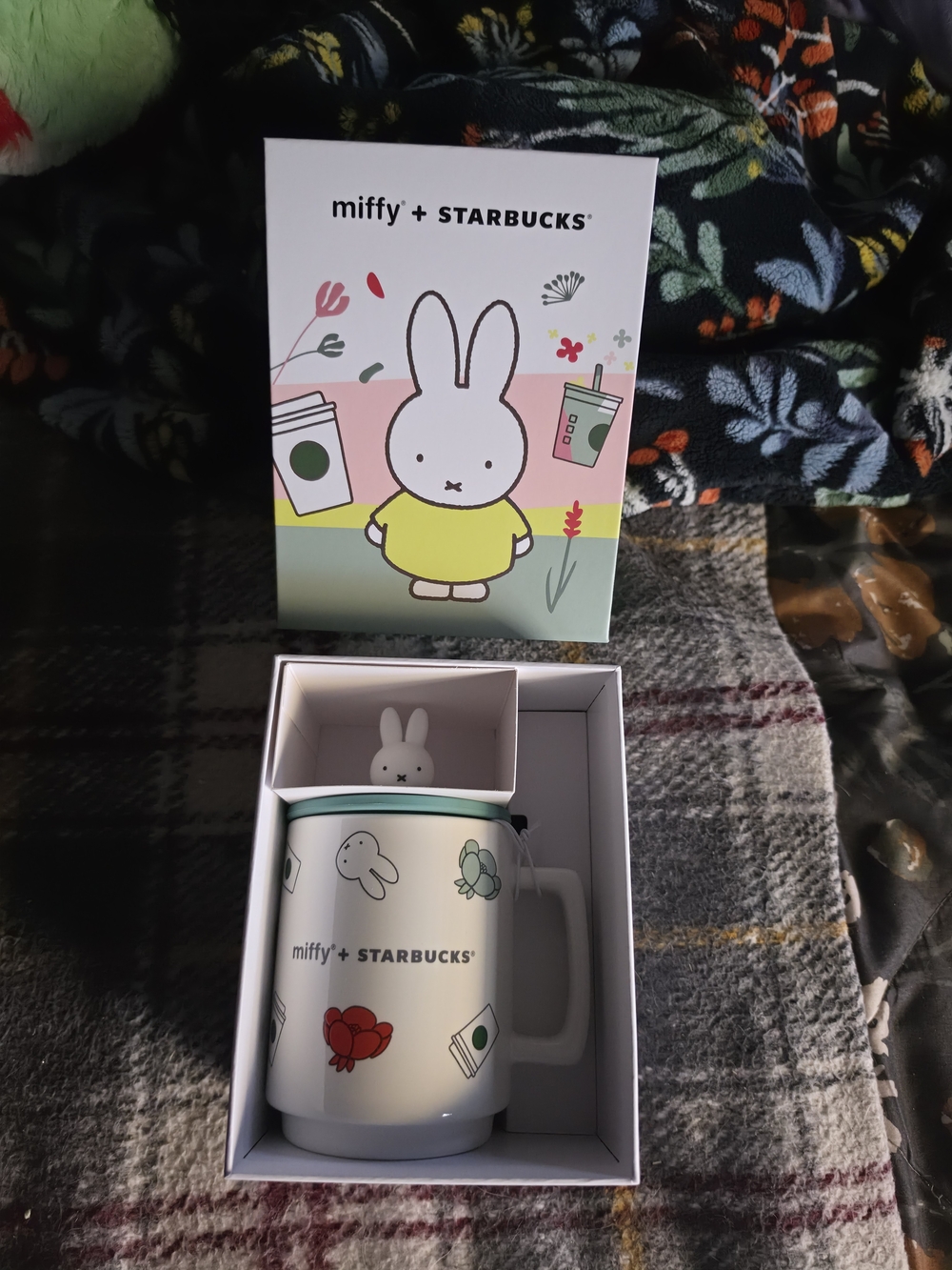 2026 Starbucks x Miffy: Ceramic Mug w/ Bunny Lid Topper - Limited Edition